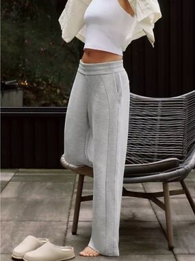 NEW Scuba Mid-Rise Wide-Leg Pant
Waffle, M